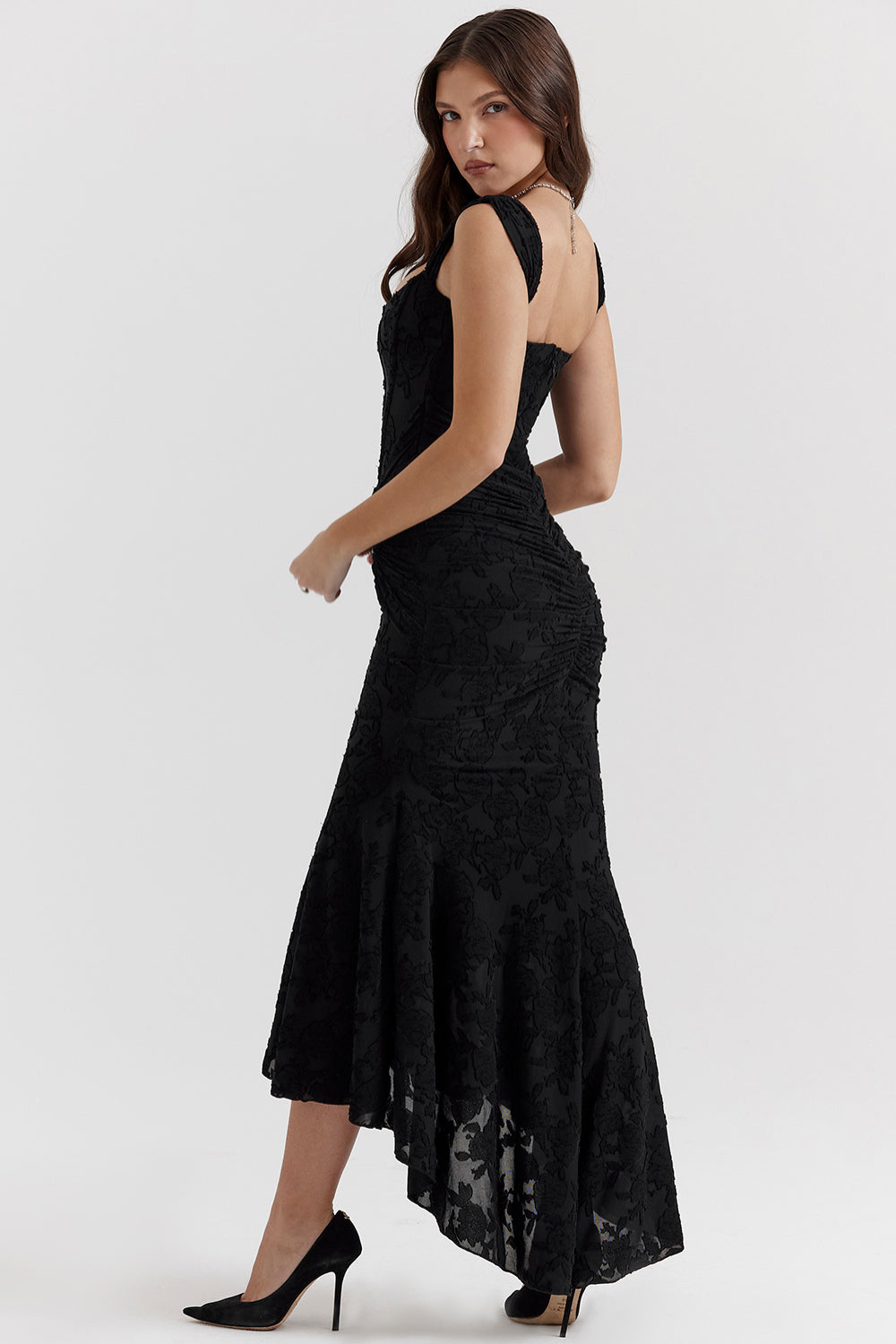 Francesca | Elegant Cinched Maxi Dress