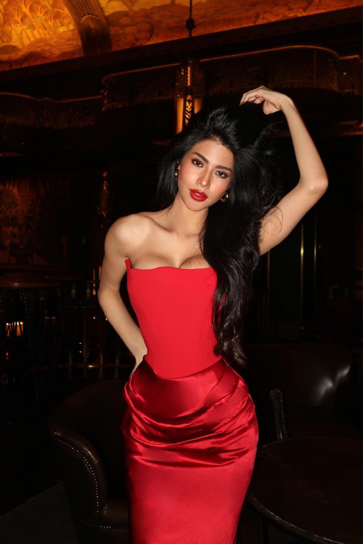 Lumi | Sculpted Corset Maxi Dress