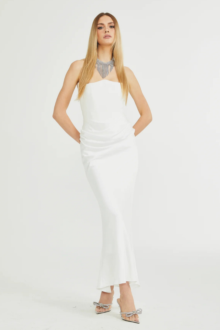 Lumi | Sculpted Corset Maxi Dress