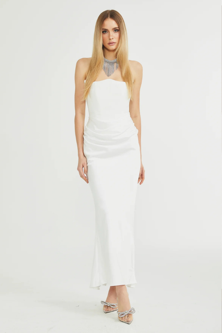 Lumi | Sculpted Corset Maxi Dress
