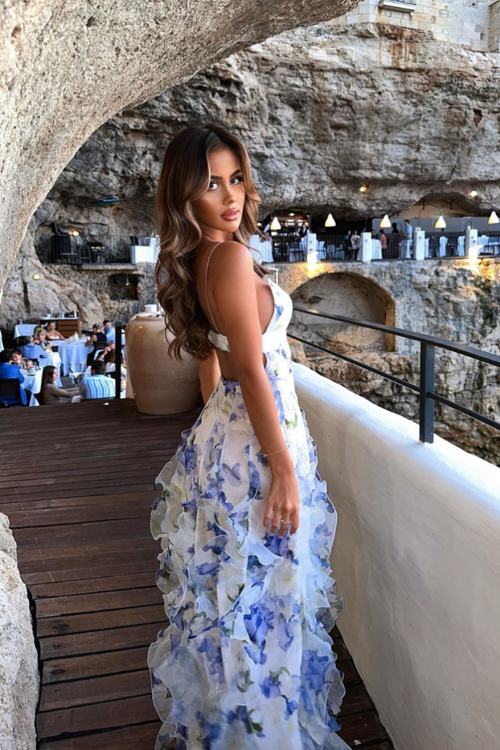 Carmen | Floral Luxe Maxi Dress