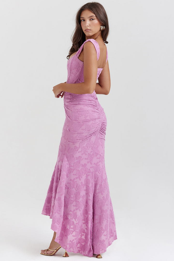 Francesca | Elegant Cinched Maxi Dress