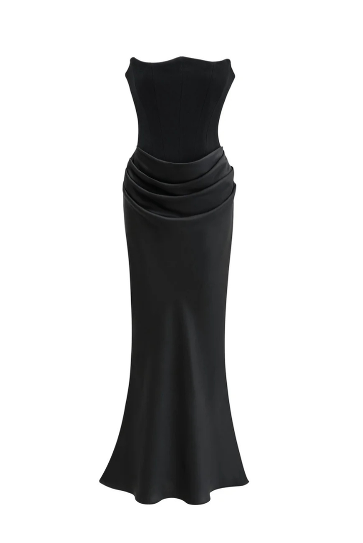 Lumi | Sculpted Corset Maxi Dress