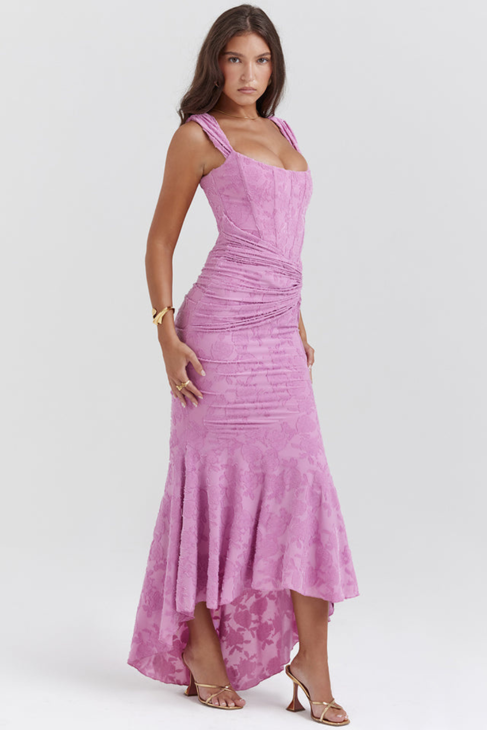 Francesca | Elegant Cinched Maxi Dress