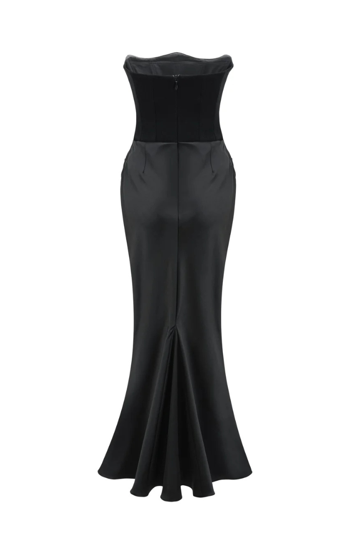 Lumi | Sculpted Corset Maxi Dress