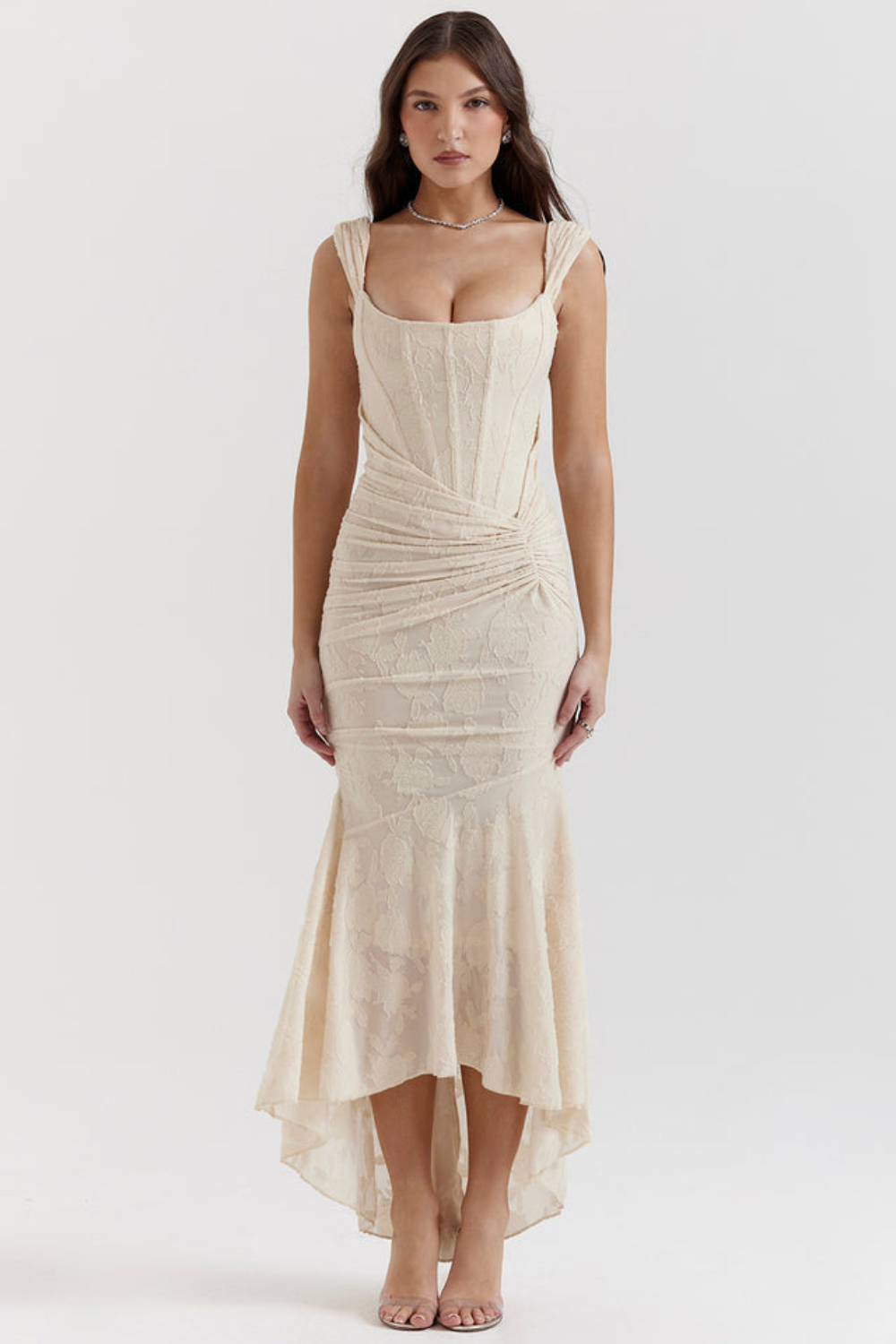 Francesca | Elegant Cinched Maxi Dress