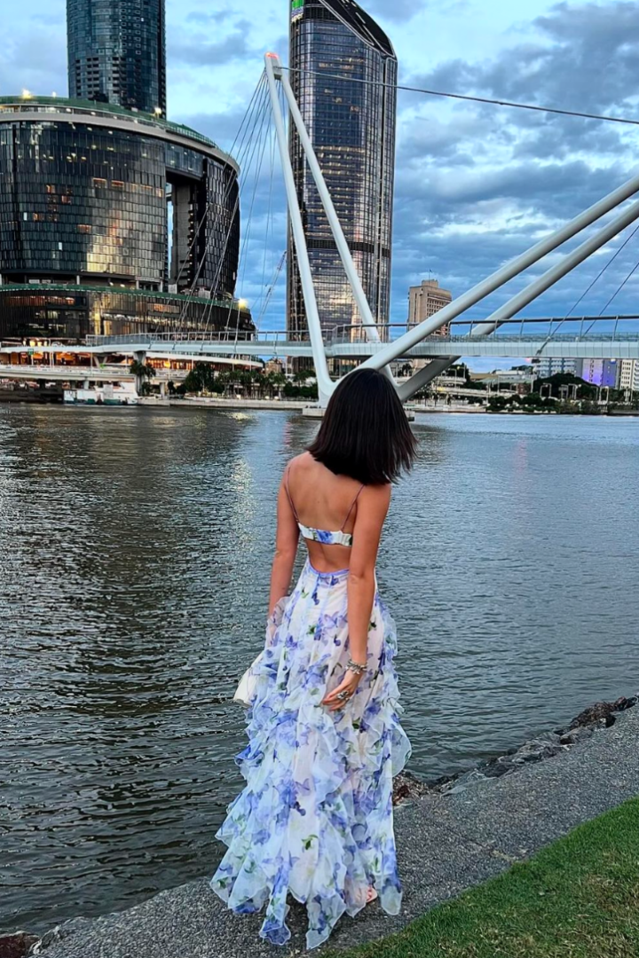 Carmen | Floral Luxe Maxi Dress